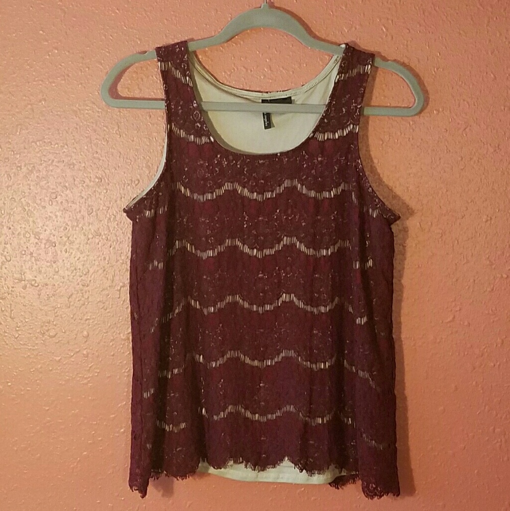 Lace tank